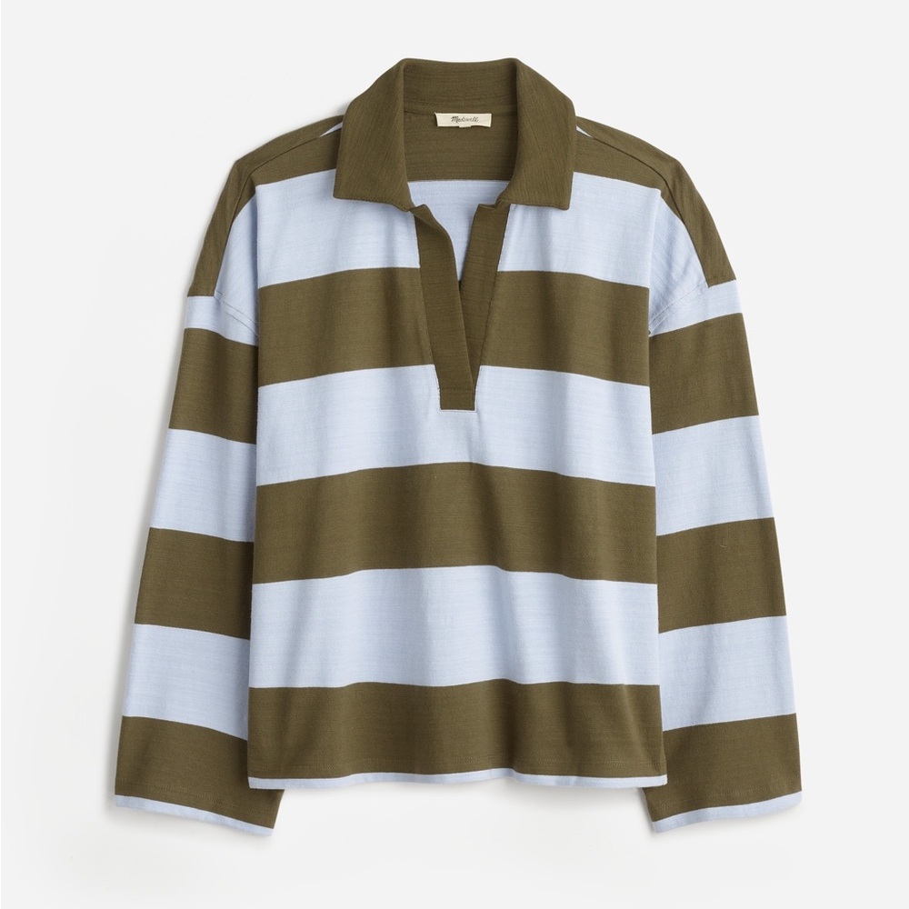 Madewell rugby polo tee - Picture 1 of 6
